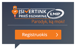 sivertink prie egzamin